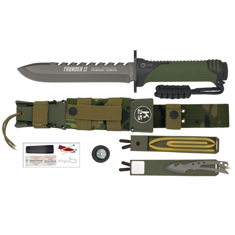 Μαχαίρι Tactical Knife ,THUNDER II,GREEN,ENERGY  Αξεσουαρ