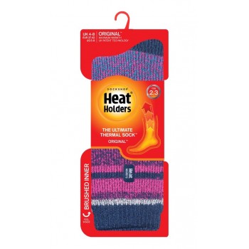 Γυναικείες Heat Holders Fashion Twist Socks (Block Twister Stripe)