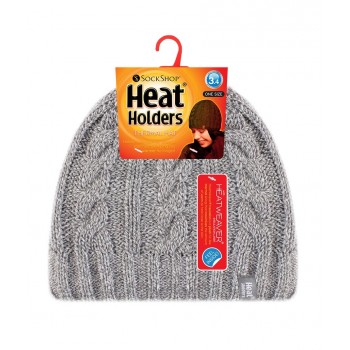 Σκουφάκι Γυναικείο Heat Holders Heat Weaver Hat (Light Grey Twist)